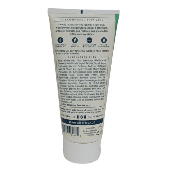 Seaweed Bath Co. Lavender Hydrating Soothing Body Cream Argan Oil & Shea Butter - Picture 2 of 12